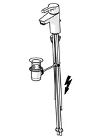 HANSAPALENO, Waschtischbatterie, Niederdruck, 56391103