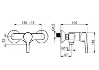 HANSAPALENO, Shower faucet, 56470103