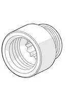 59913863 | HANSA | Extension screw kit, G1/2, SW12, 15 mm