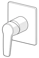 HANSAPOLO, Cover part for shower faucet, 50619193