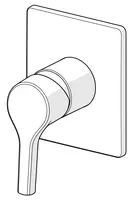 HANSAPALENO, Cover part for shower faucet, 50739003