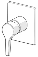 HANSAPALENO, Fertigset für Brause-Batterie, 50739003