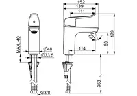 HANSACARE, Waschtischbatterie, 46022206