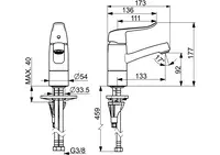 HANSACARE, Washbasin faucet, 46152206