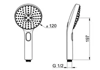 HANSAACTIVEJET, Ruční sprcha, 843301000037