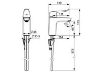 HANSACLINICA, Waschtischbatterie, 45022183