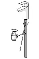 HANSACLINICA, Waschtischbatterie, 45012183