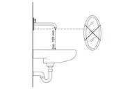 HANSAELECTRA, Afwerkset voor wastafelkraan, 3 V, 81802100