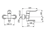 HANSACLINICA, Miscelatore lavabo, 01526286