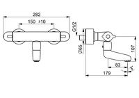 HANSAMEDIPRO, Waschtischbatterie, 08302281