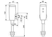 HANSAELECTRA, Urinoirspoeler, 6 V, 09440172