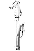 HANSAELECTRA, Robinetterie de lavabo, 6 V / 72h, 64912211