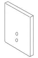 HANSAELECTRA, Fertigset für Urinal-Batterie, 6 V, 09479272