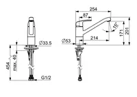 HANSAPINTO, Kitchen faucet, 450822930037