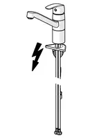 HANSAPINTO, Kitchen faucet, low pressure, 45381193