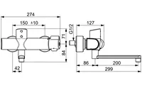 HANSACLINICA, Waschtischbatterie, 6 V, Bluetooth, 08866202