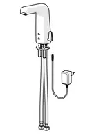 HANSAMEDIPRO, Waschtischarmaturen hoch, 230/9 V, Bluetooth, 05682129