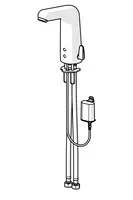 HANSAMEDIPRO, Waschtischarmaturen hoch, 6 V, Bluetooth, 056821190074