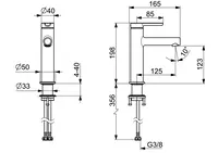 HANSADESIGNO Style, Washbasin faucet, 51882293