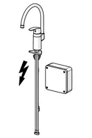 HANSAPINTO, Robinetterie évier écoulement libre, 230/5 V, Bluetooth, 45302203