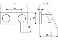 HANSARONDA, Cover part for bath and shower faucet, 44599583