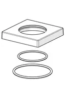 59914209 | HANSA | Cover flange, 75x75 mm