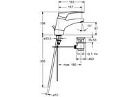 HANSAMEDICA, Miscelatore lavabo, 01192186