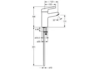 HANSAMEDIPRO, Waschtischbatterie, 01622193