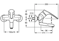 HANSAMEDICA, Washbasin faucet, 01968276