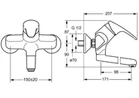 HANSAMIX, Washbasin faucet, 01968283