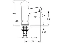 HANSAMEDIPRO, Washbasin faucet, 01982001