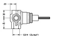 HANSA, Deviatore incasso, G3/4, DN20, 02850100