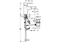 HANSARONDA, Miscelatore lavabo, 03012173