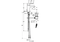 HANSARONDA, Washbasin faucet, low pressure, 03131173