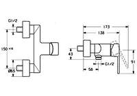 HANSARONDA, Shower faucet, 03670173