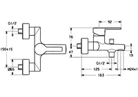 HANSARONDA, Bath and shower faucet, 03742173