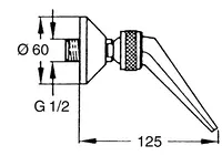 HANSAJET, Headshower, G1/2, 04400100