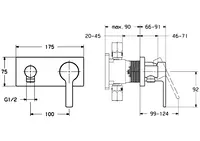 HANSARONDA, Cover part for shower faucet, 44589503