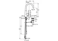 HANSADESIGNO, Umývadlová batéria, low pressure, 51211173