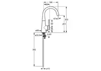 HANSADESIGNO, Miscelatore lavabo, 51492173