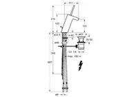 HANSASTELA, Waschtischbatterie, Niederdruck, 57131101