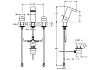 HANSASTELA, Miscelatore lavabo, 57202203