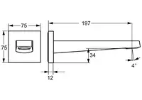 HANSALOFT, Spout, L=197, 57652100