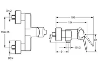 HANSATWEN, Shower faucet, 402501830061