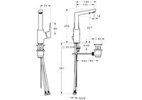 HANSATWEN, Miscelatore lavabo, 402822030061