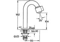 HANSANOVA, Washbasin faucet, 00938101