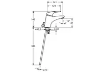 HANSAMIX, Waschtischbatterie, 01042183