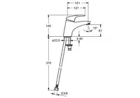 HANSAMIX, Miscelatore lavabo, 01082283