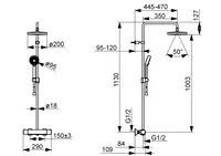 HANSAMICRA, Shower system, 4435013033