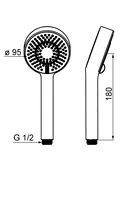 HANSABASICJET, Handdouche, 4463030033